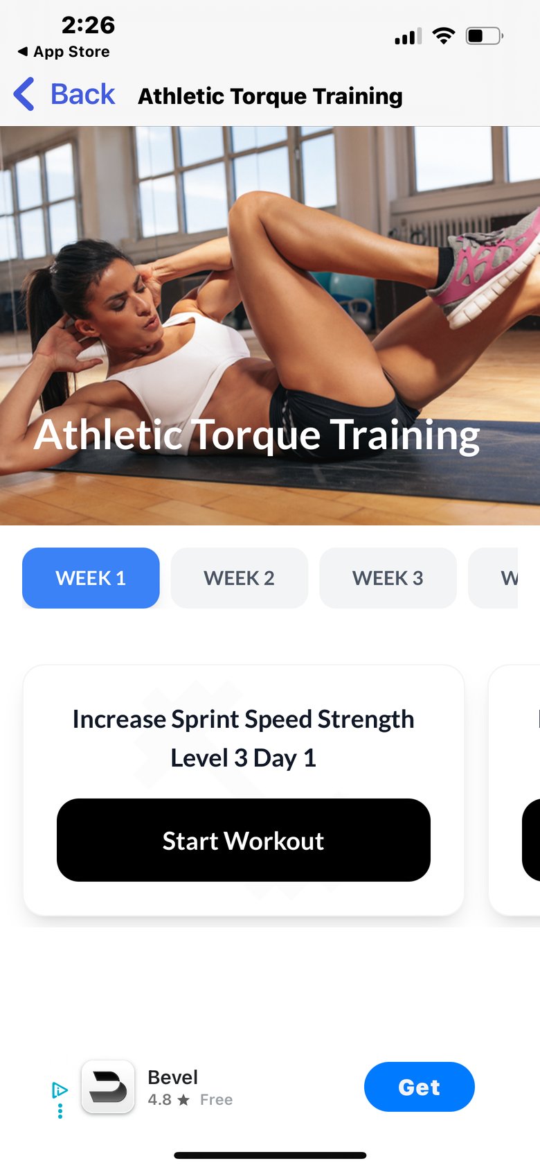 Beats Sports Athletic Training screen 2
