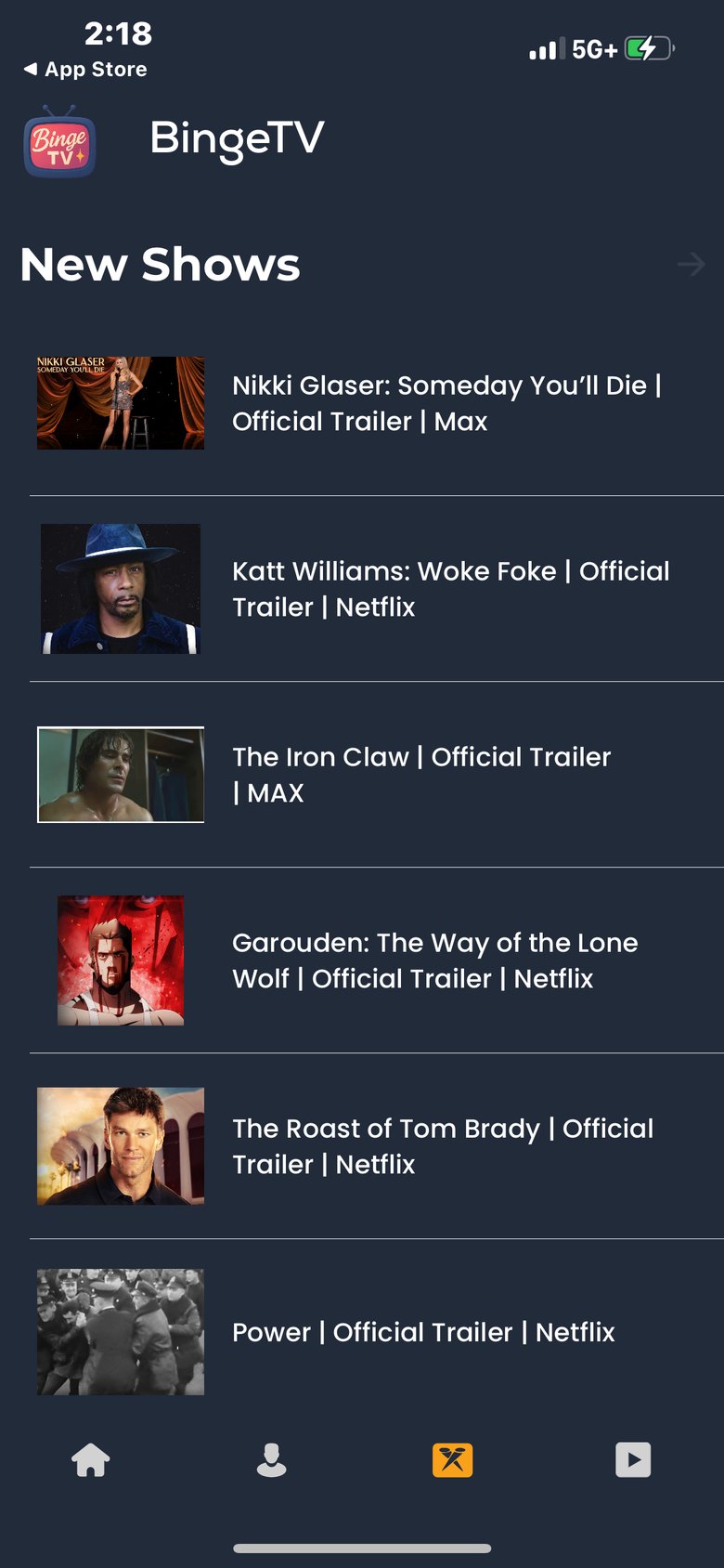 BingeTV - Your TV Shows screen 3