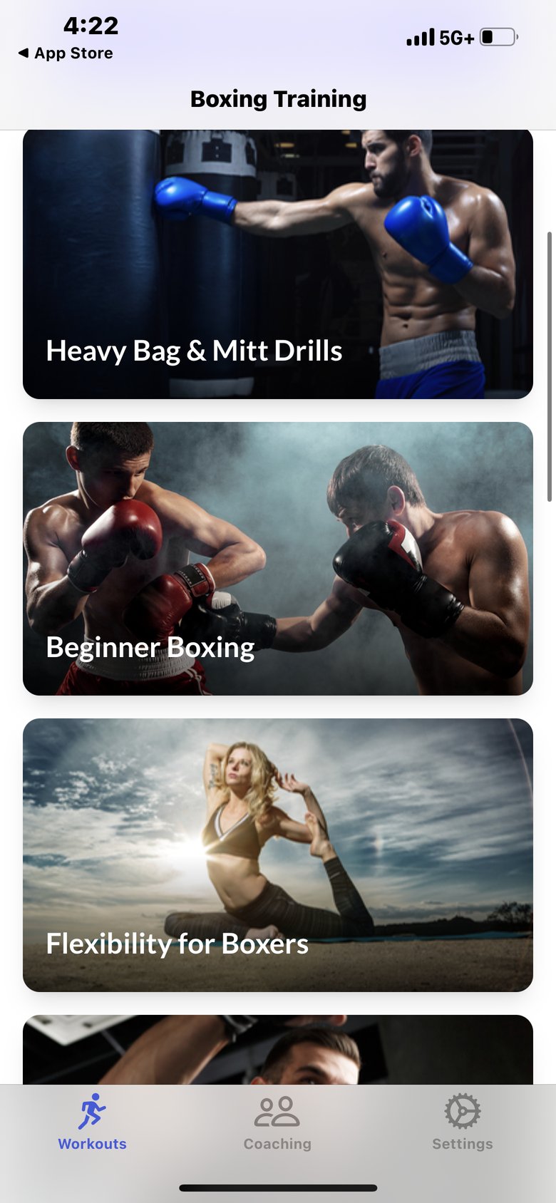 Boxing Workouts, Fitness Guide screen 2