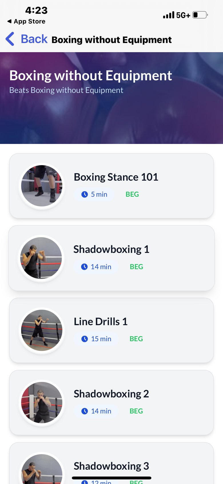Boxing Workouts, Fitness Guide screen 4