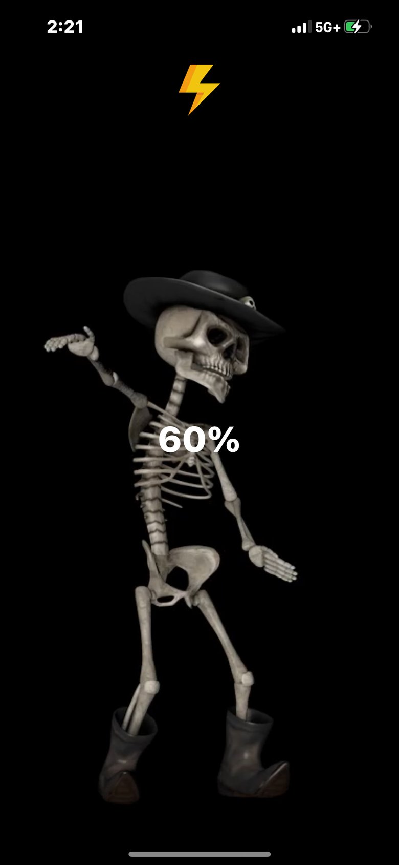 Charging Animations Play Show screen 3
