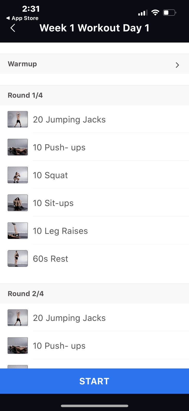 Daily Workout App by Fit5 screen 3