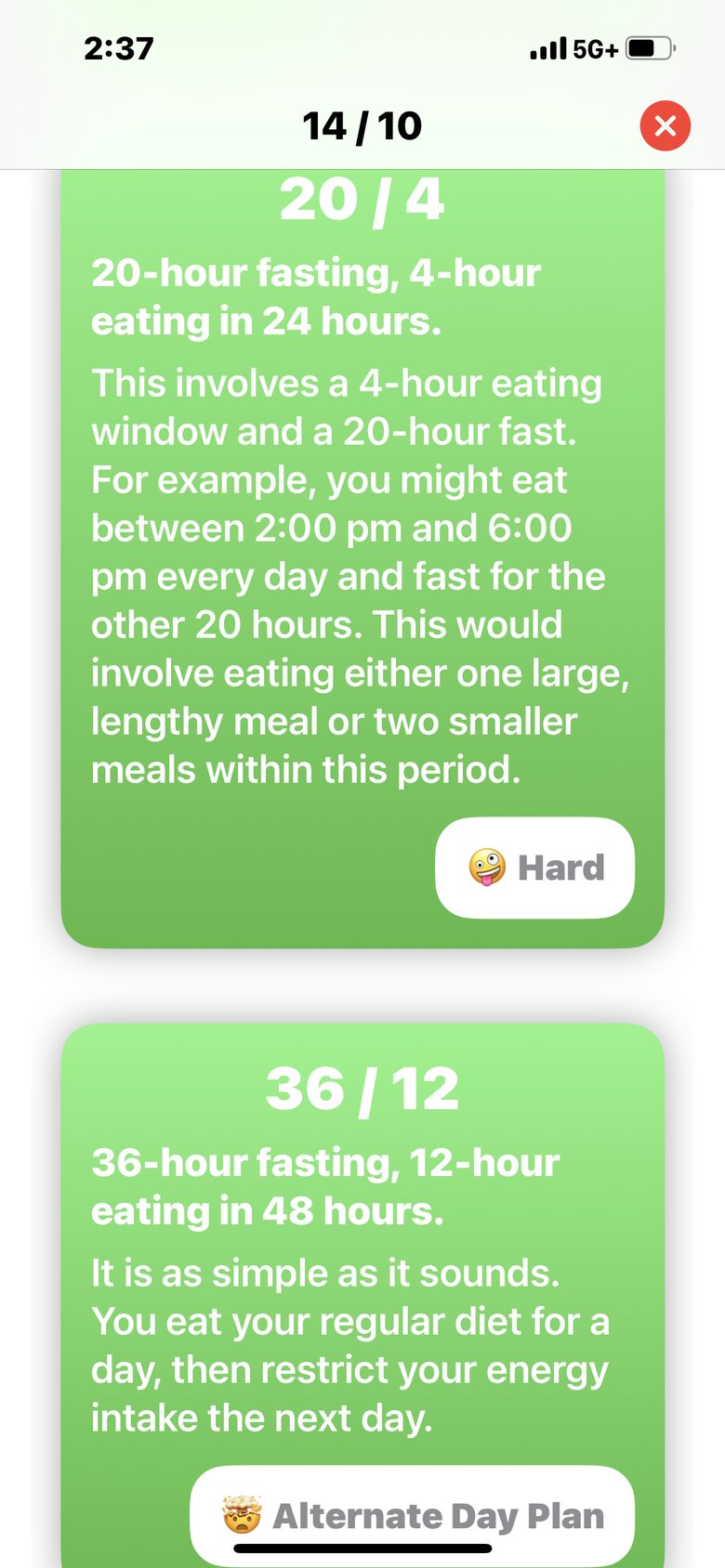 Fasting Timer & Tracker screen 3