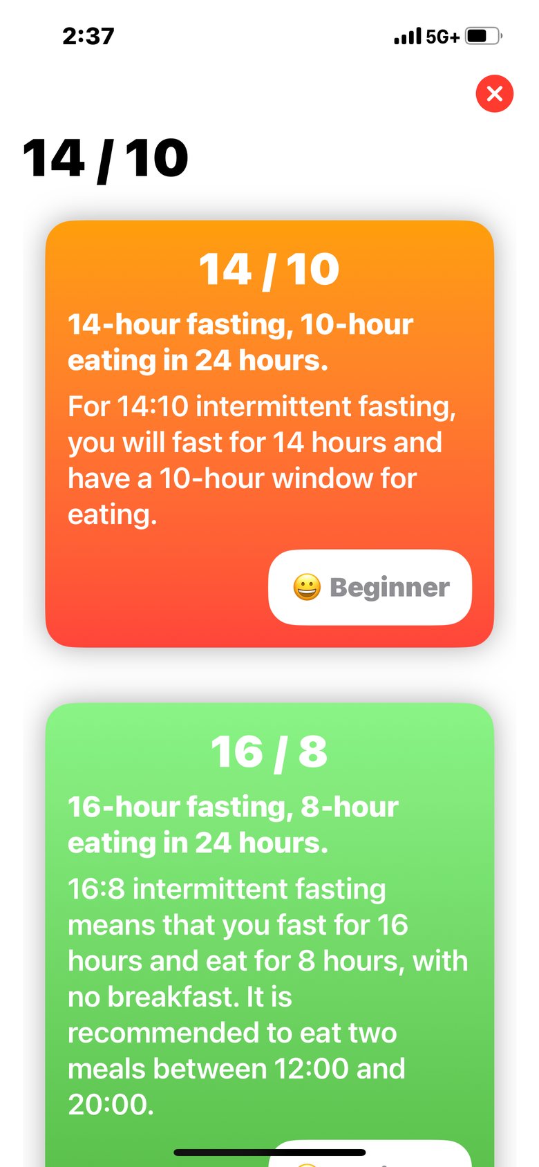 Fasting Timer & Tracker screen 4