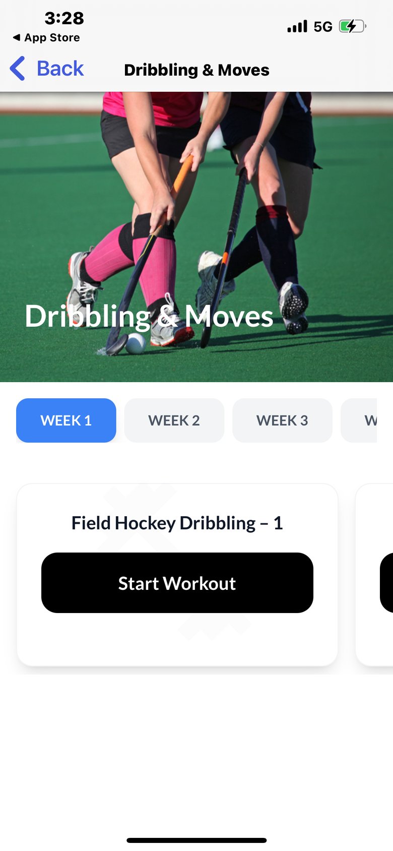 Field Hockey Training screen 2