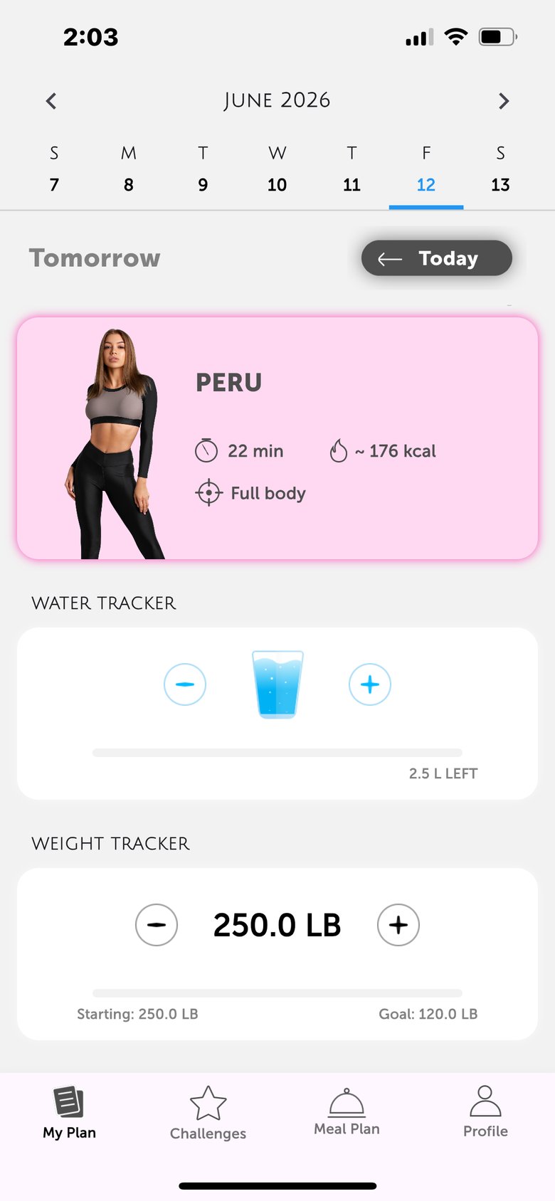 FitHer: Workout for Women screen 2