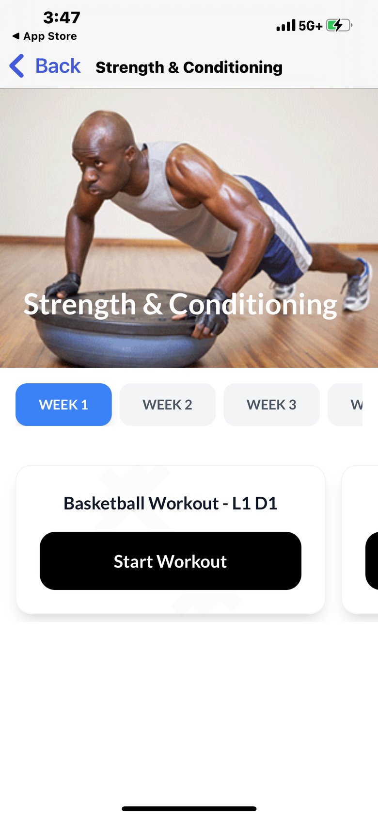 Fitivity Basketball Training screen 2