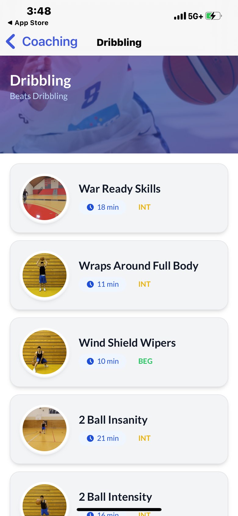 Fitivity Basketball Training screen 4