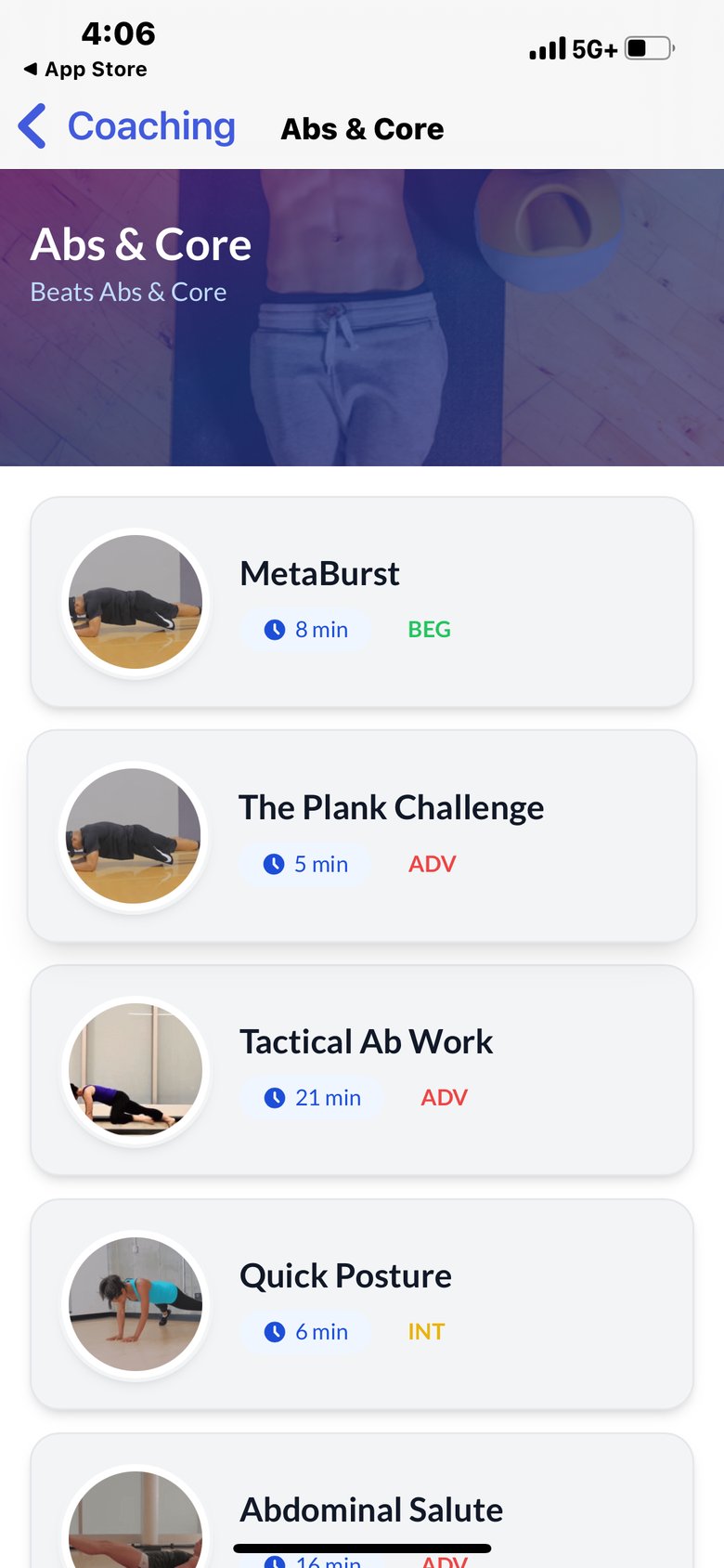 HIIT Workouts Training & Plans screen 4