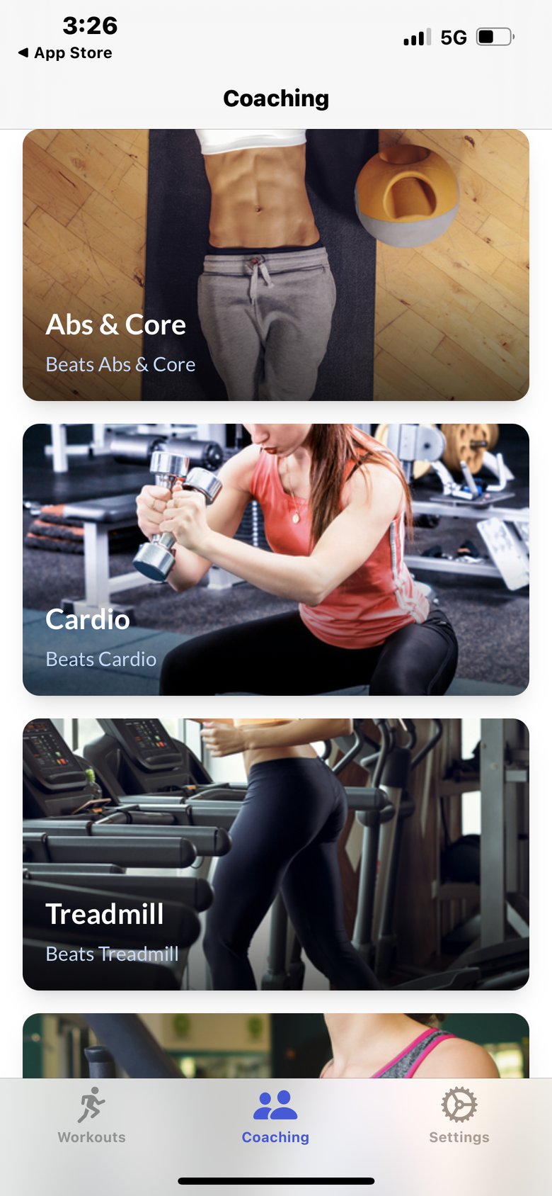 Home Abs & Core Workouts screen 3