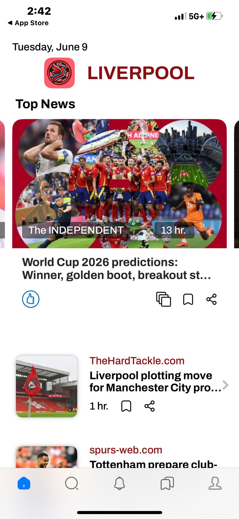 Liverpool News & Scores screen 2
