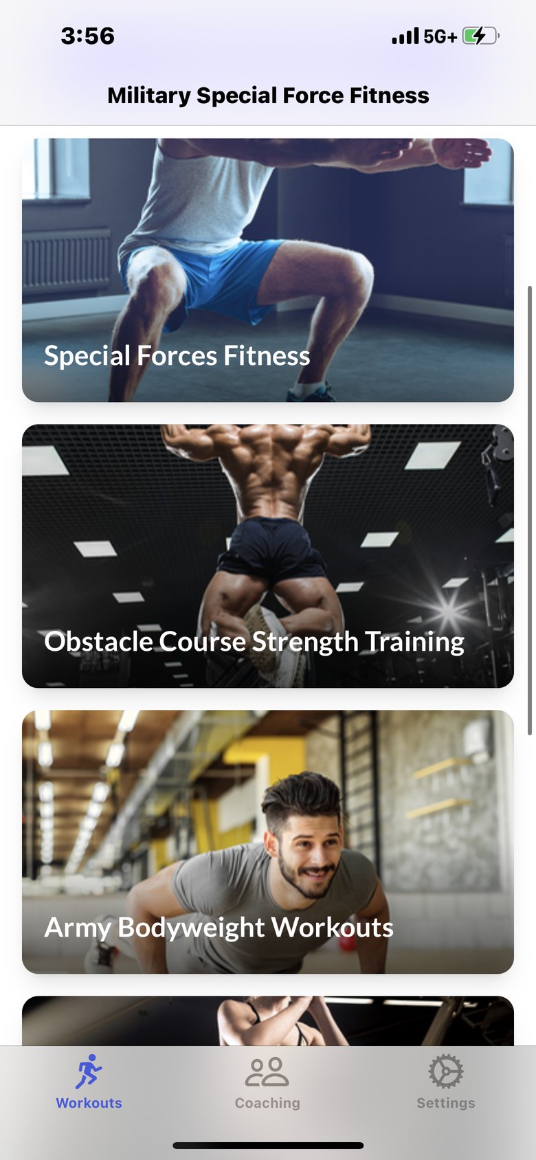Military Special Force Fitness screen 3