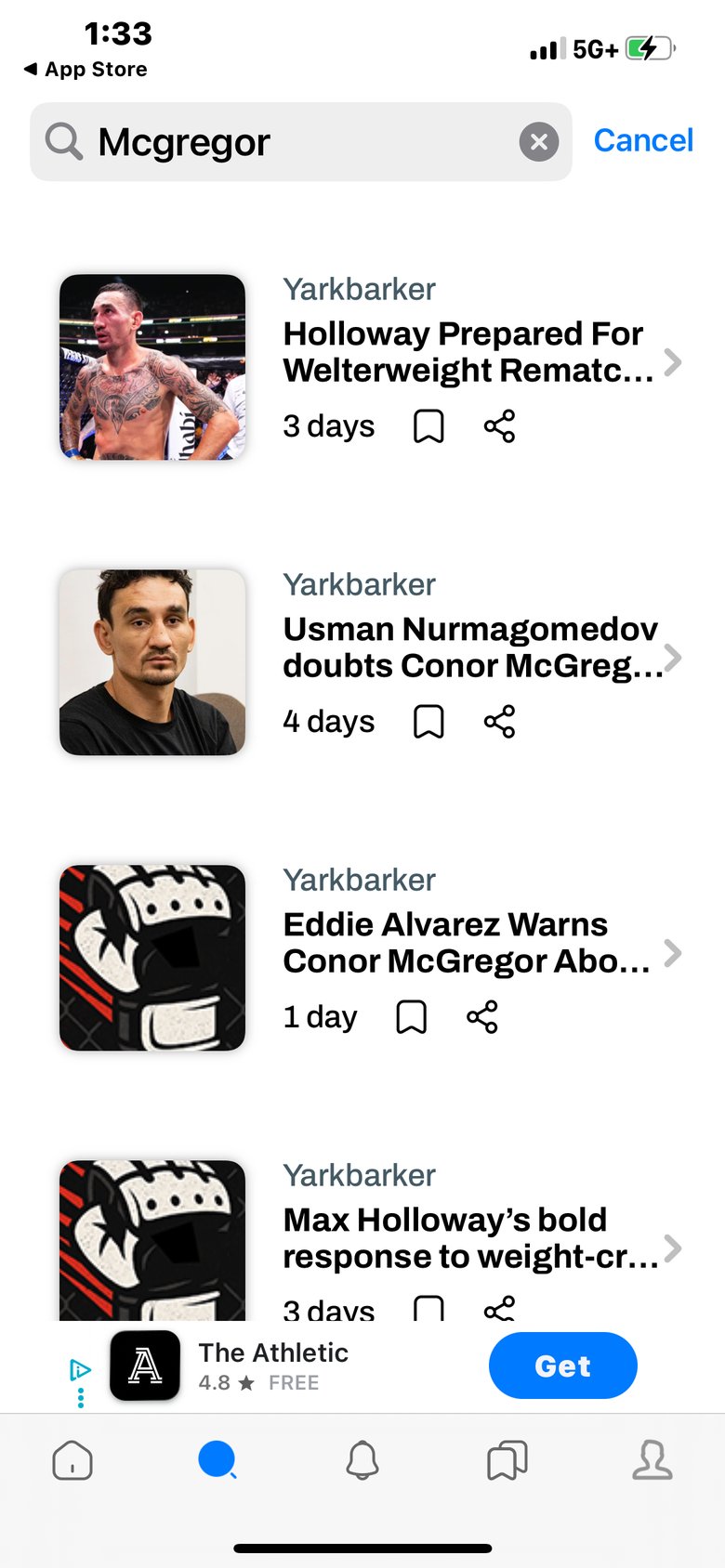 MMA News: Match Results & More screen 3
