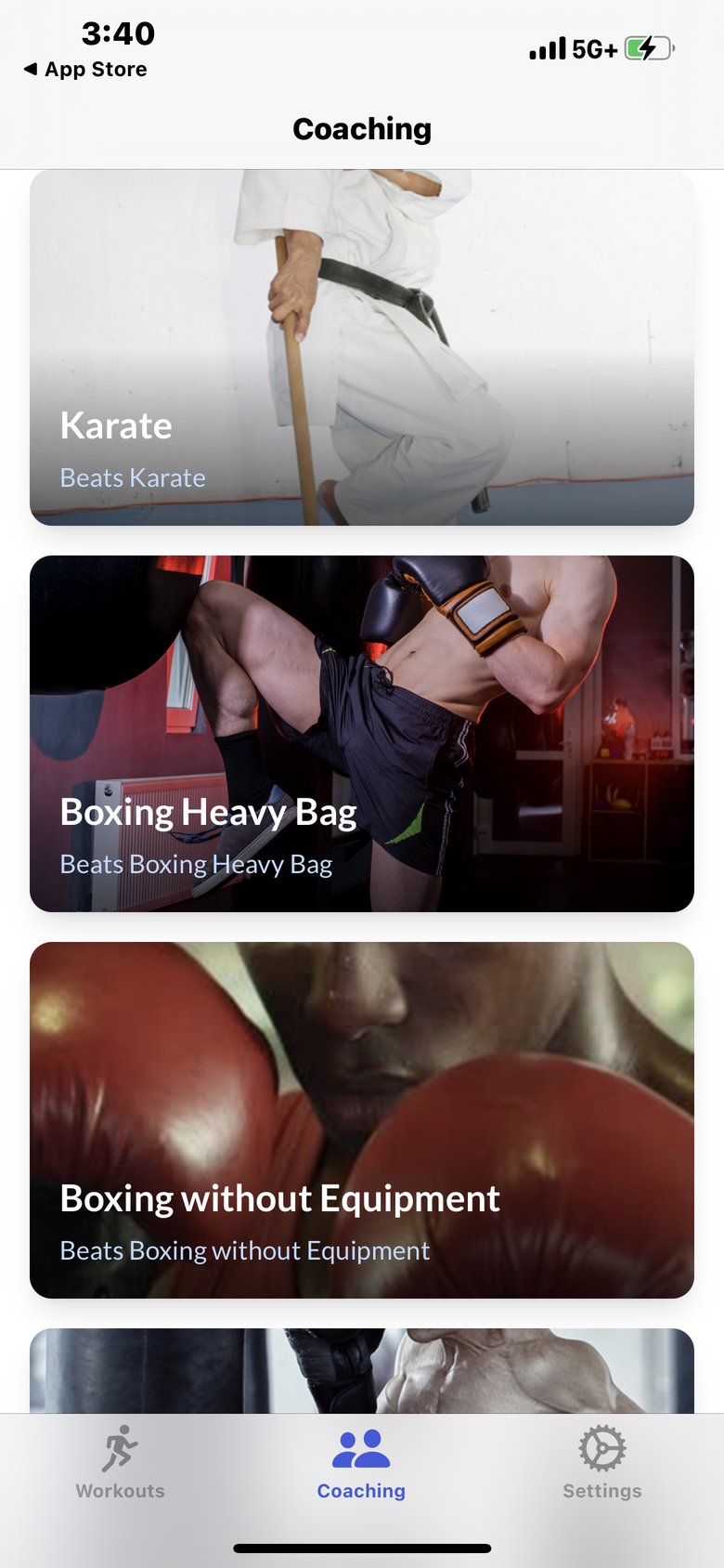 Muay Thai Training screen 3