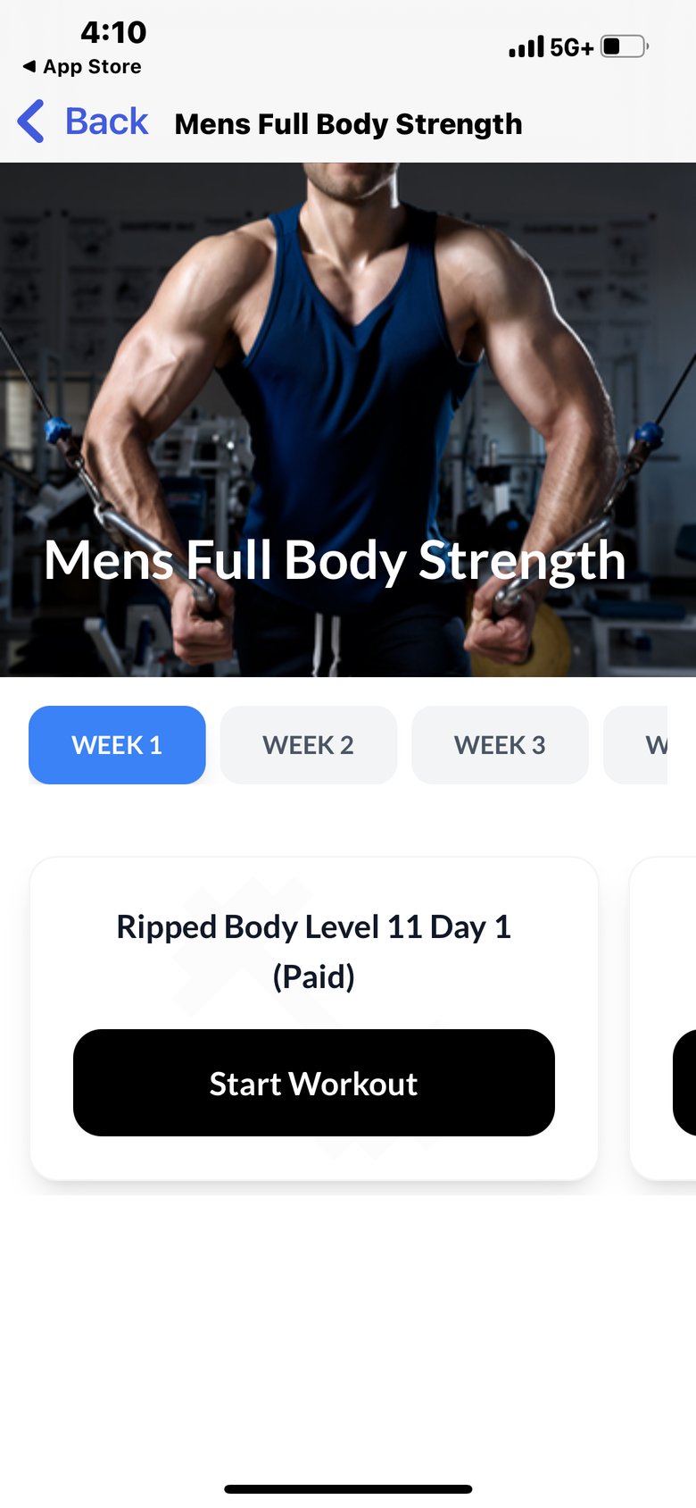 MuscleMax - Men's Workout screen 3