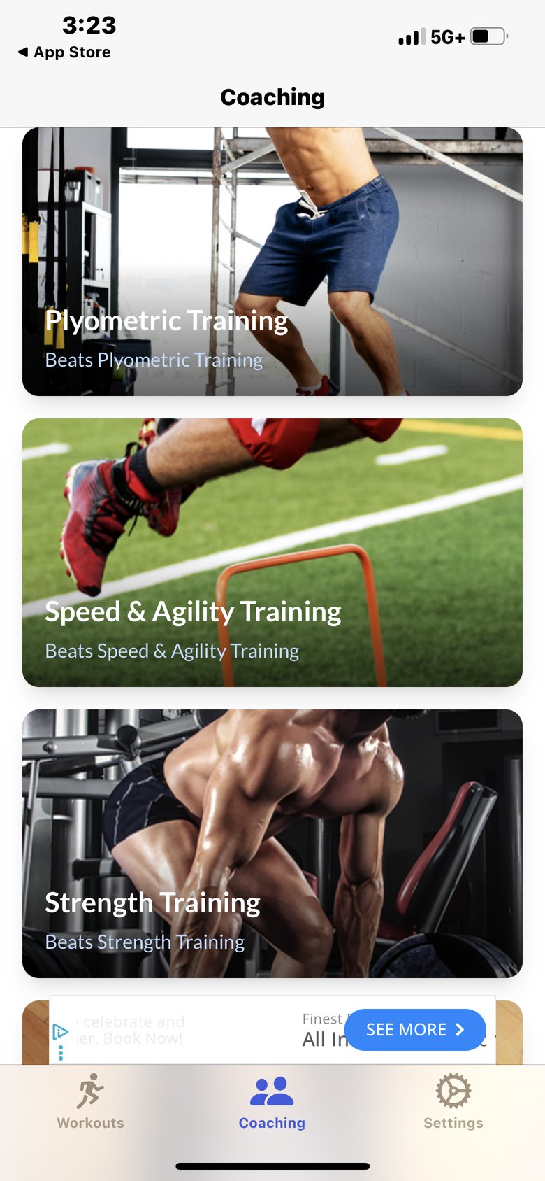Ninja Athletic Training screen 2