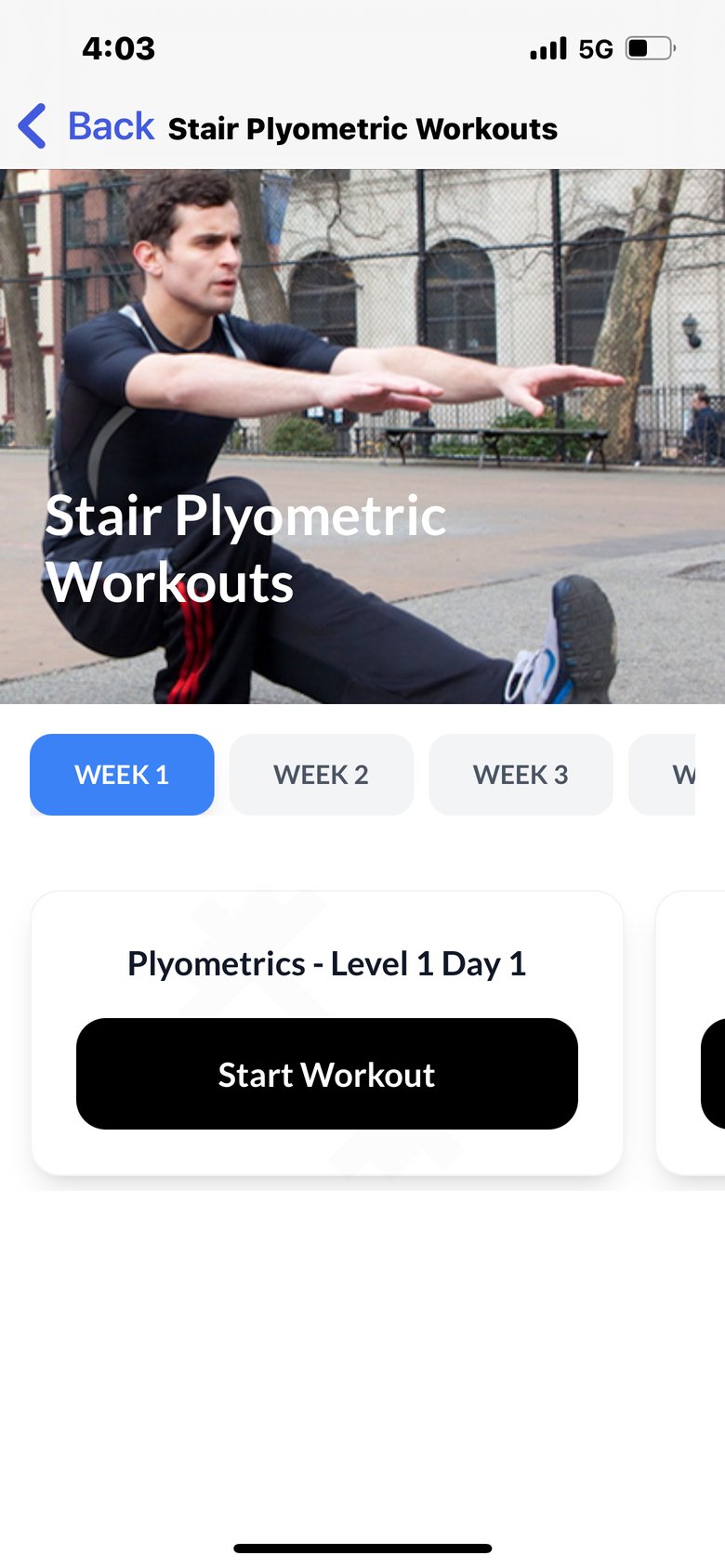 Parkour Trainings & workouts screen 3