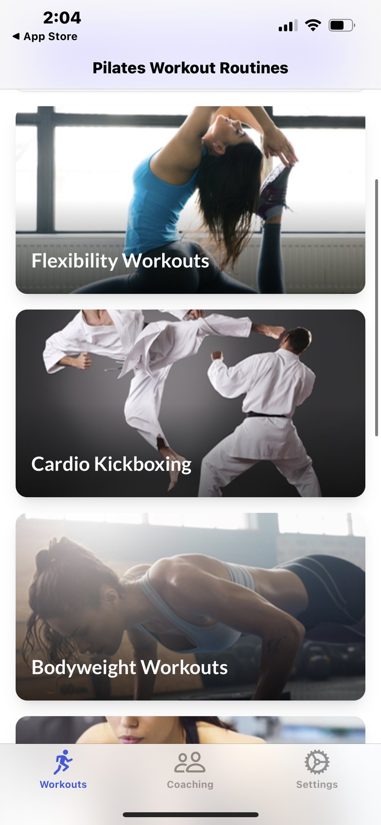 Pilates Workout Routines screen 2