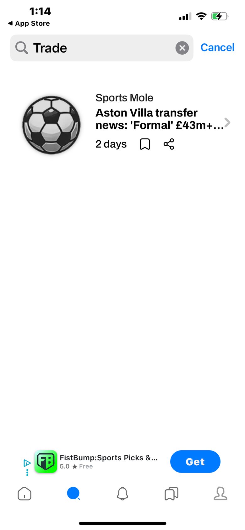 Playstation Unofficial News app screen