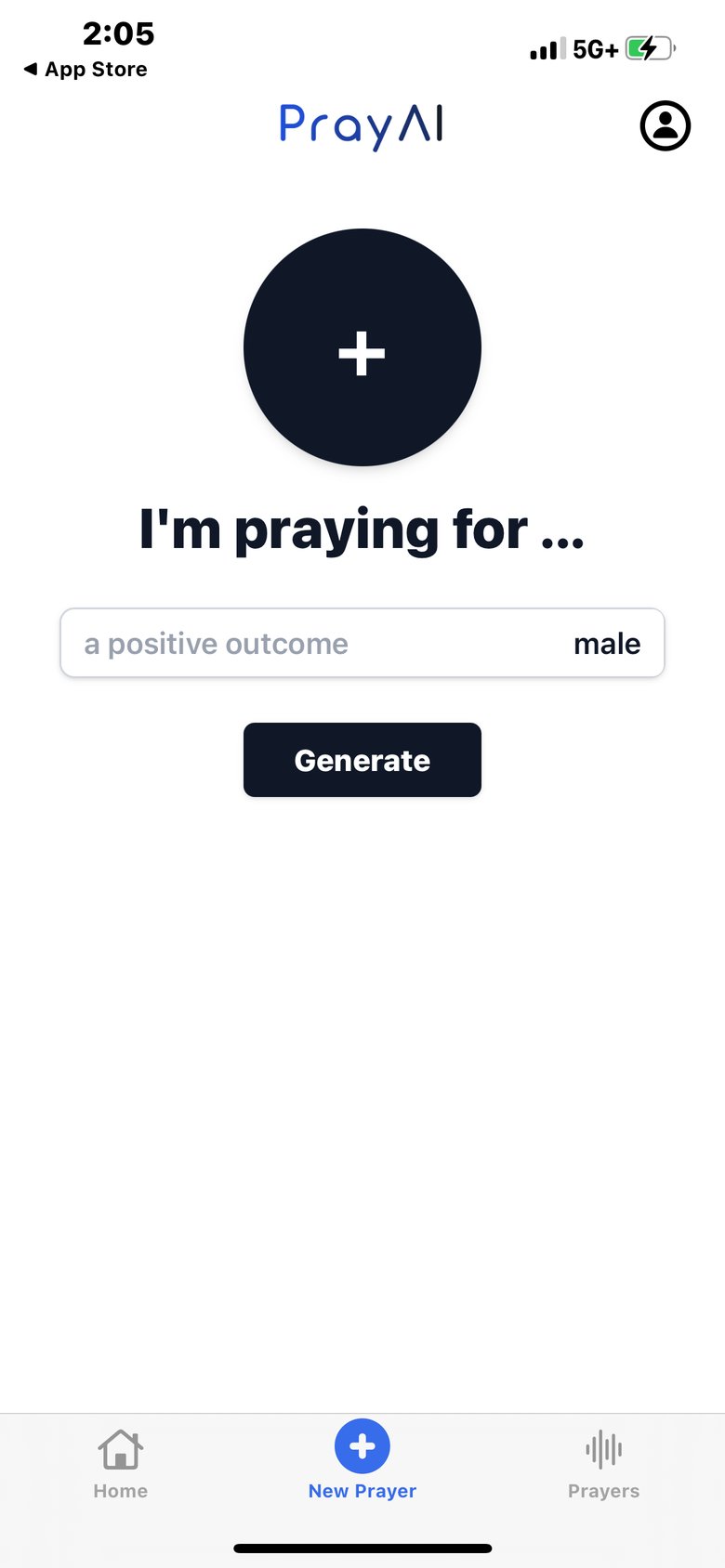 Pray-AI screen 4