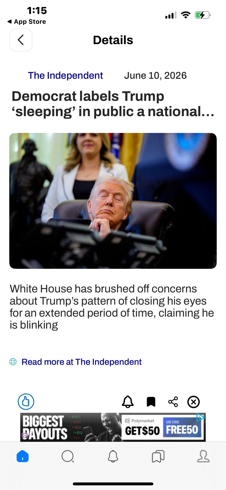 President & Oval Office News screen 2