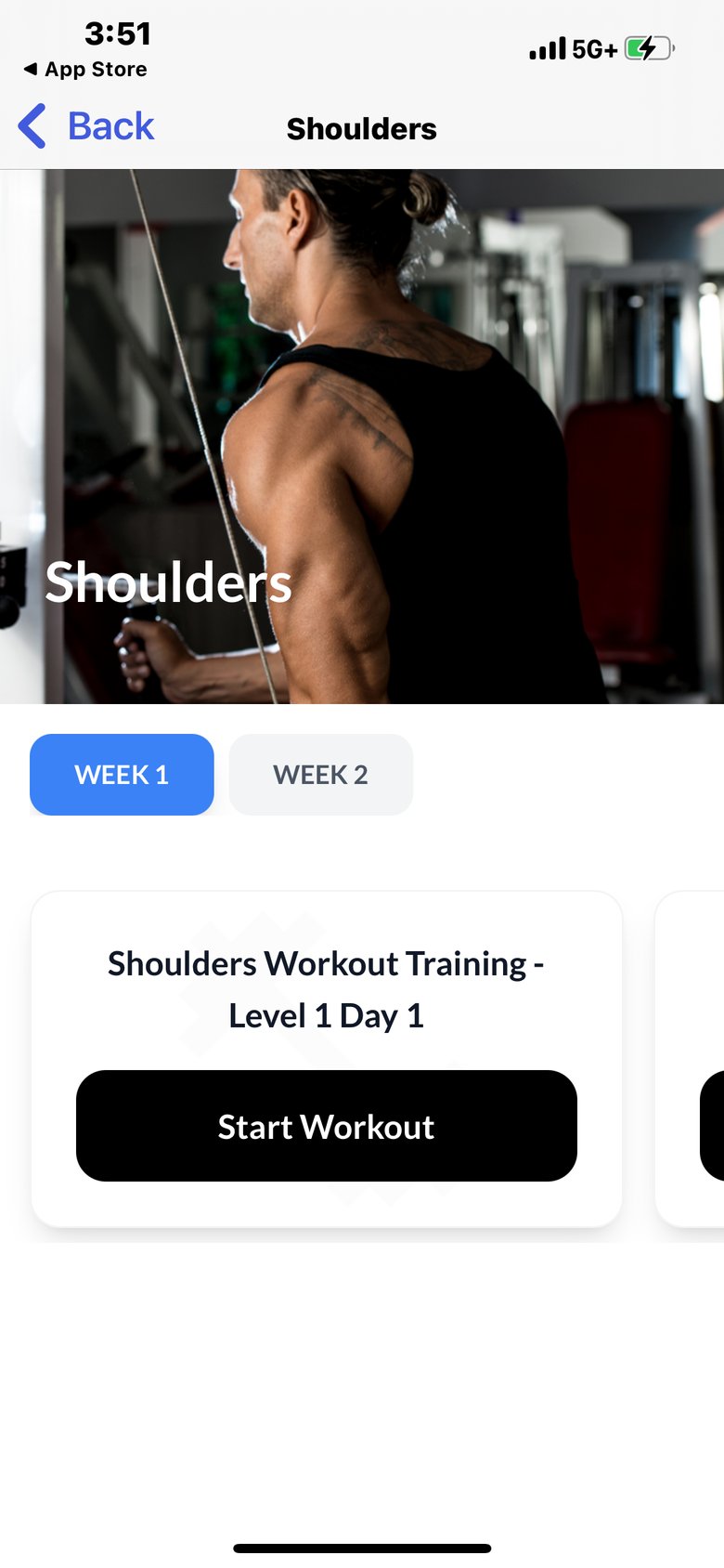 Resistance Bands Training screen 3