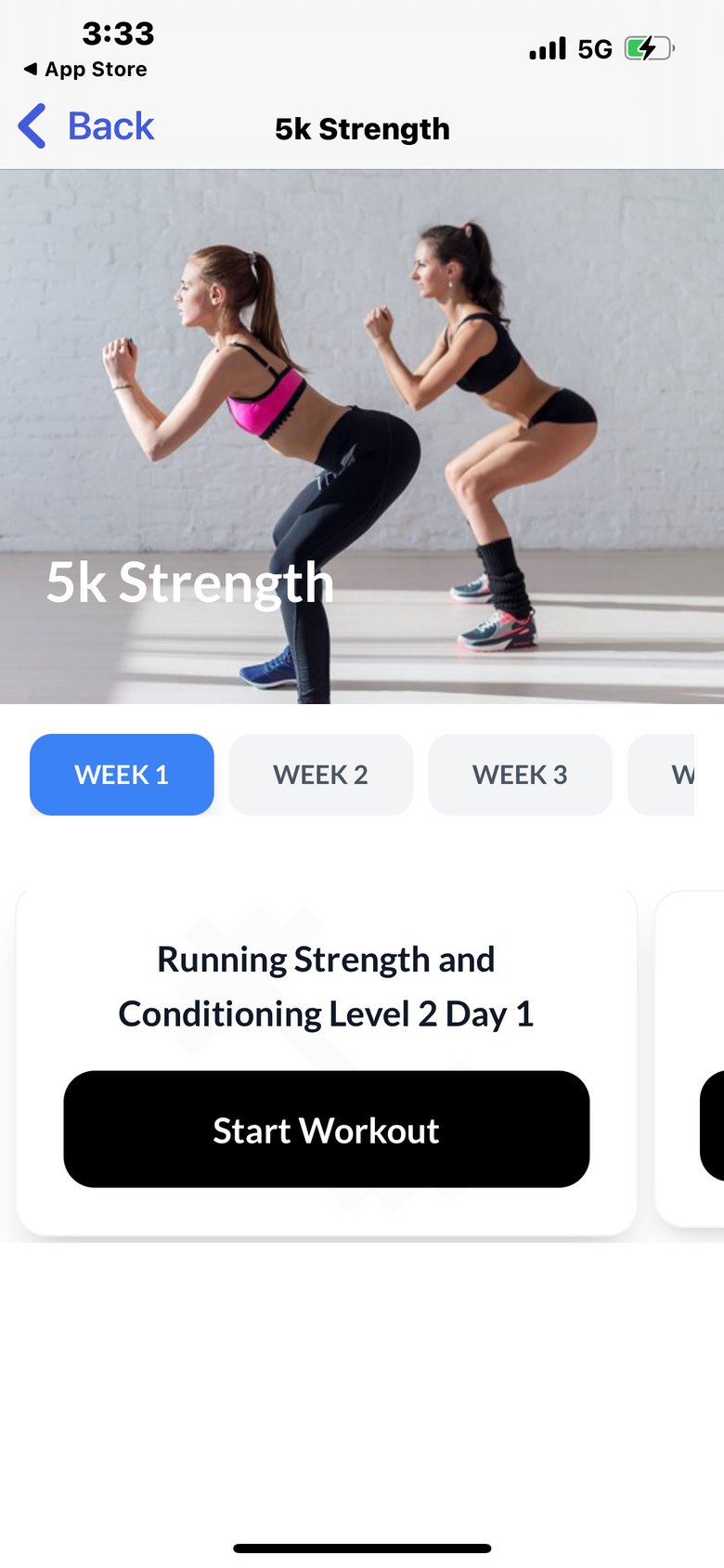 Running Flexibility & Strength screen 2