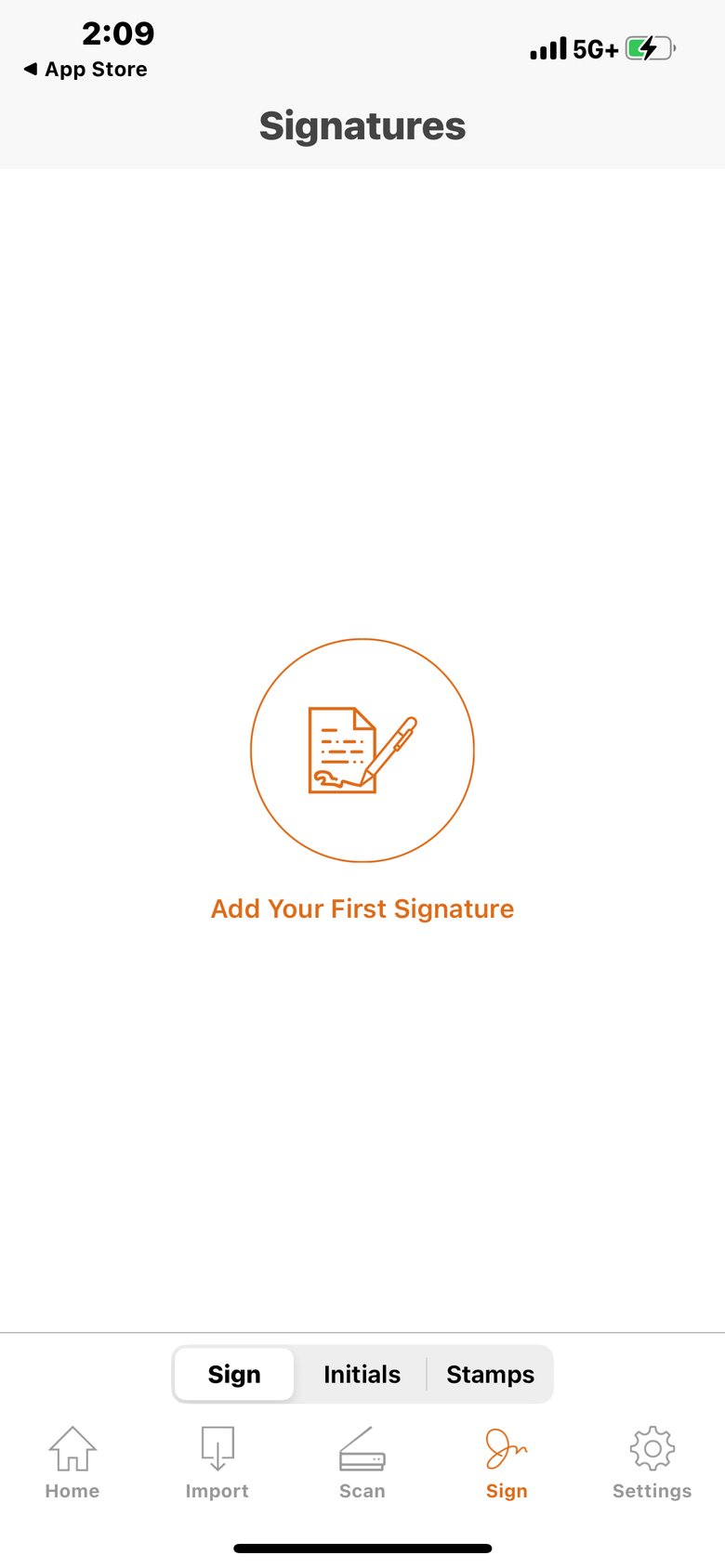 Sign Document & PDF Signature screen 2