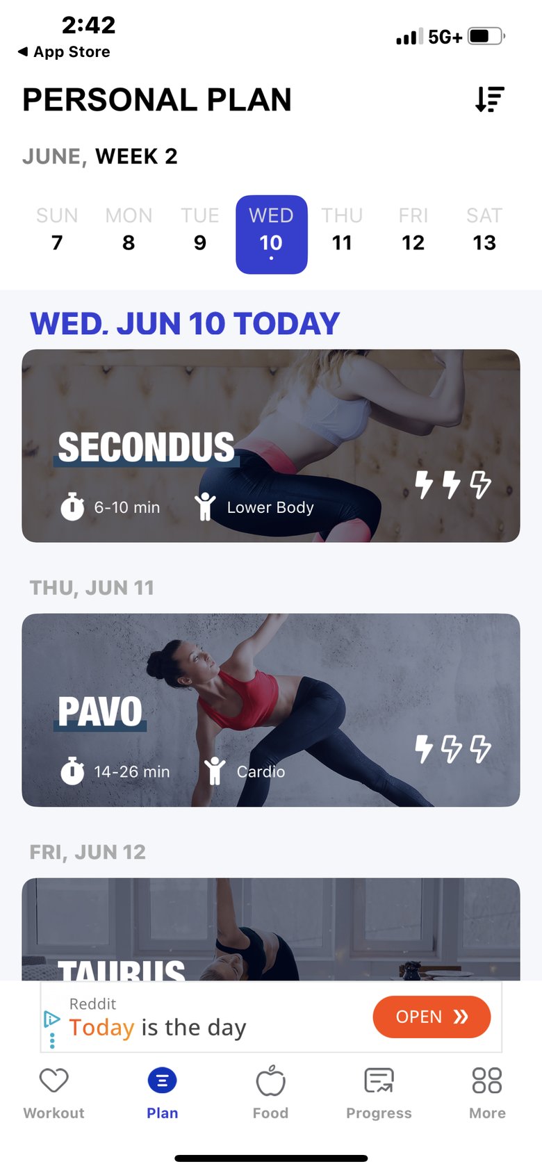 Slim Down: Women's Fitness App screen 3