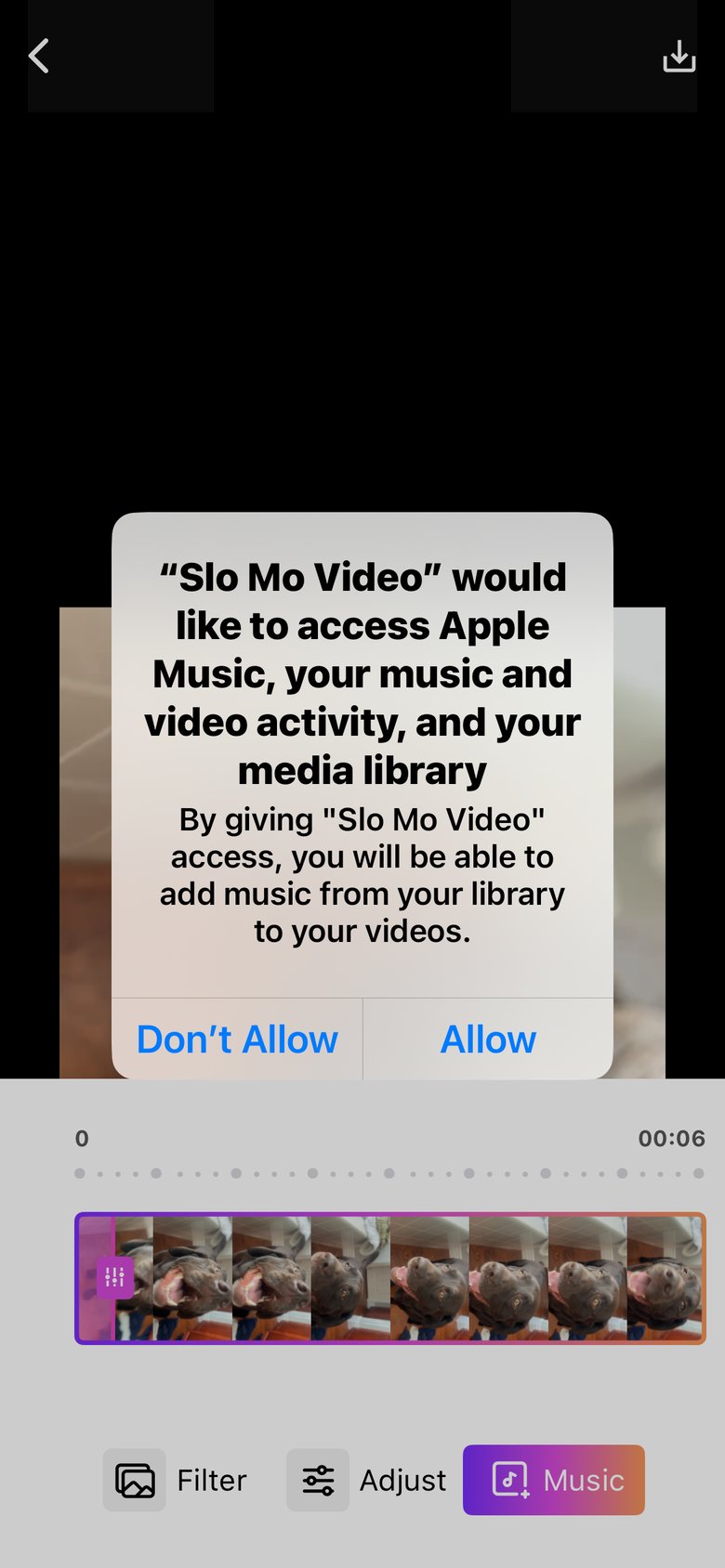 Slo Mo Video: Slow Motion Edit screen 4