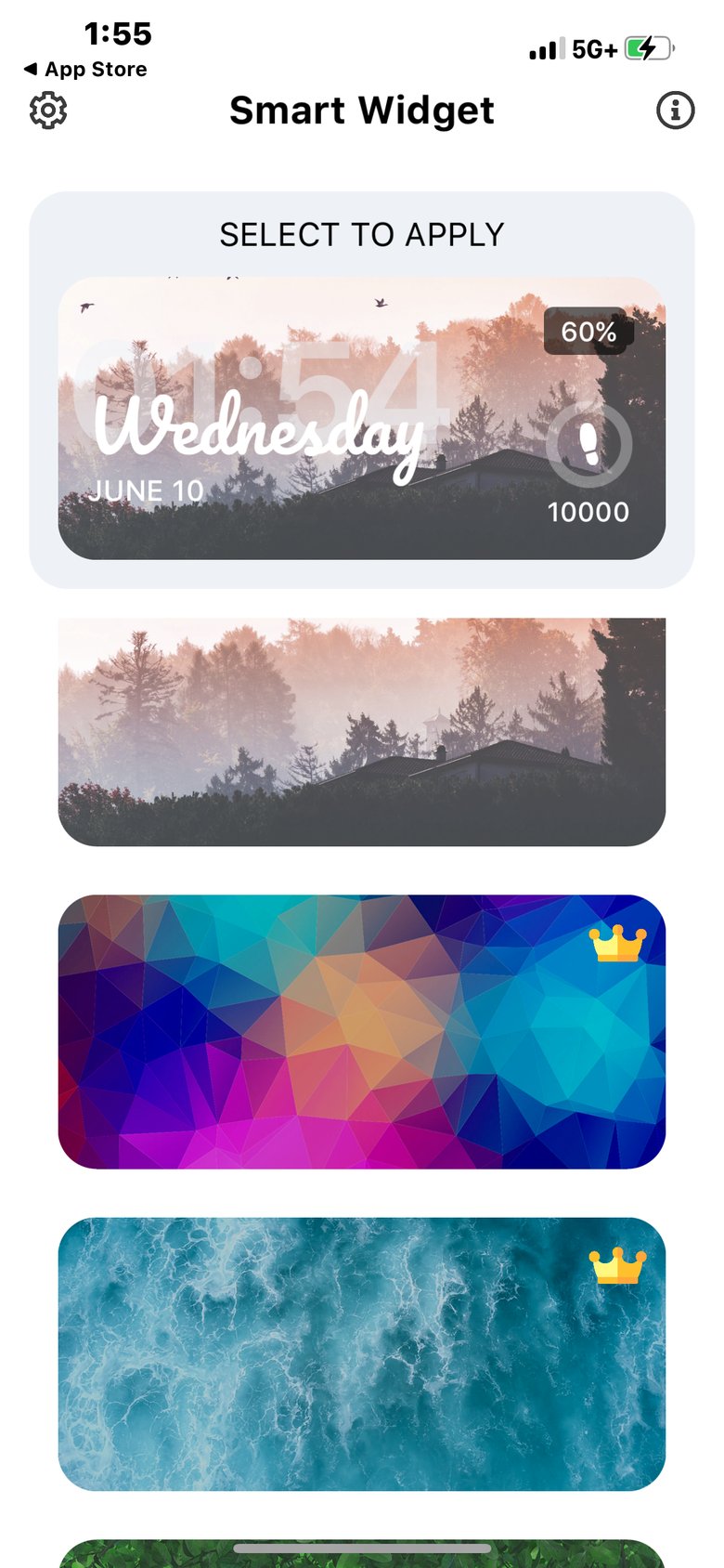 Smart Color Widgets and Clock screen 3