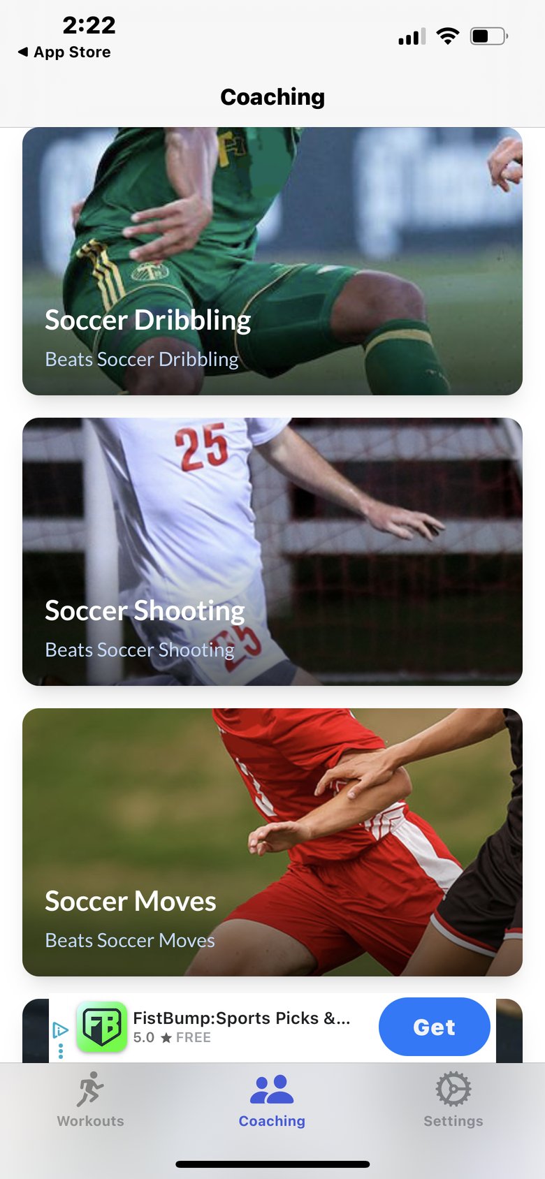 Soccer Drills & workouts screen 3