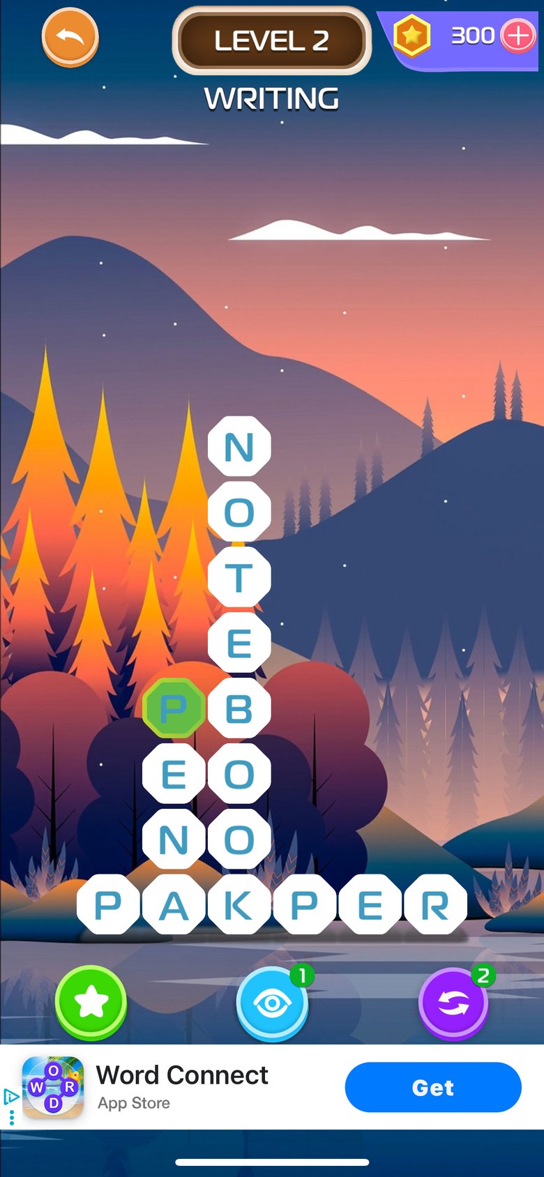 Solitaire Calm, Relax and Play app screen