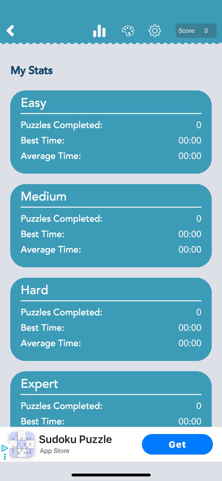 Sudoku | Keep your mind sharp! app screen