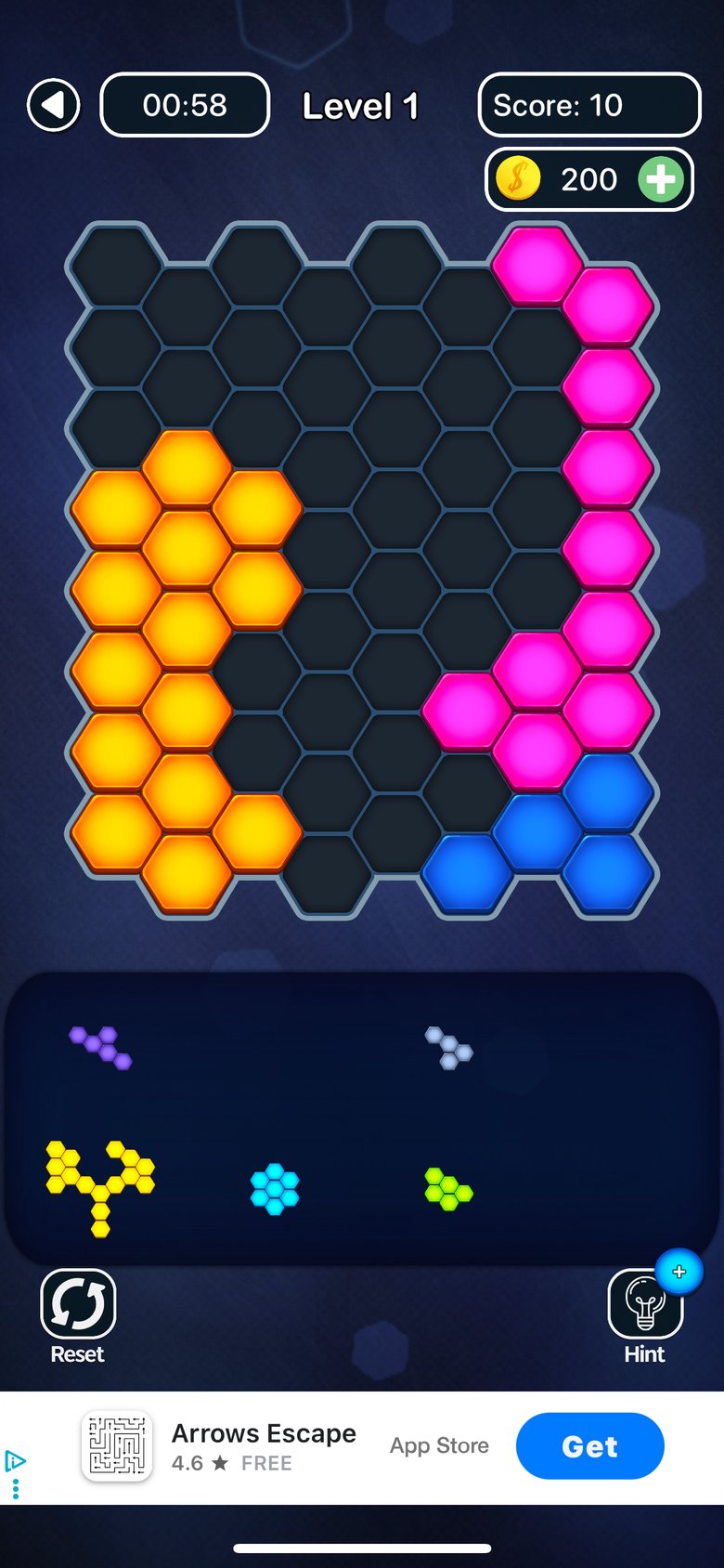 Super Hex Block Puzzle - Hexa screen 3