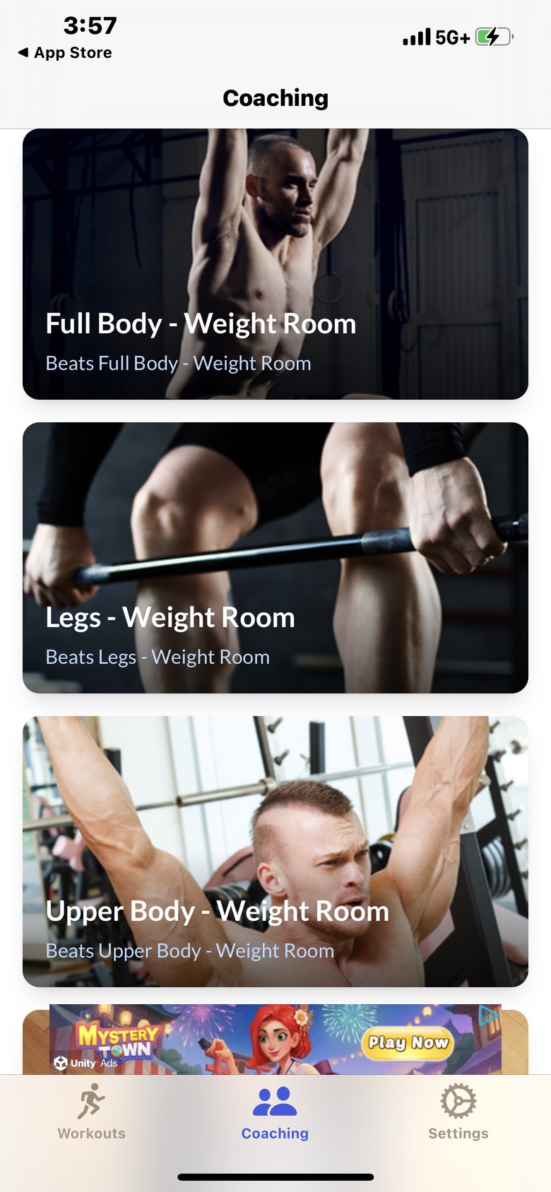 Swimming Training & Workouts screen 2