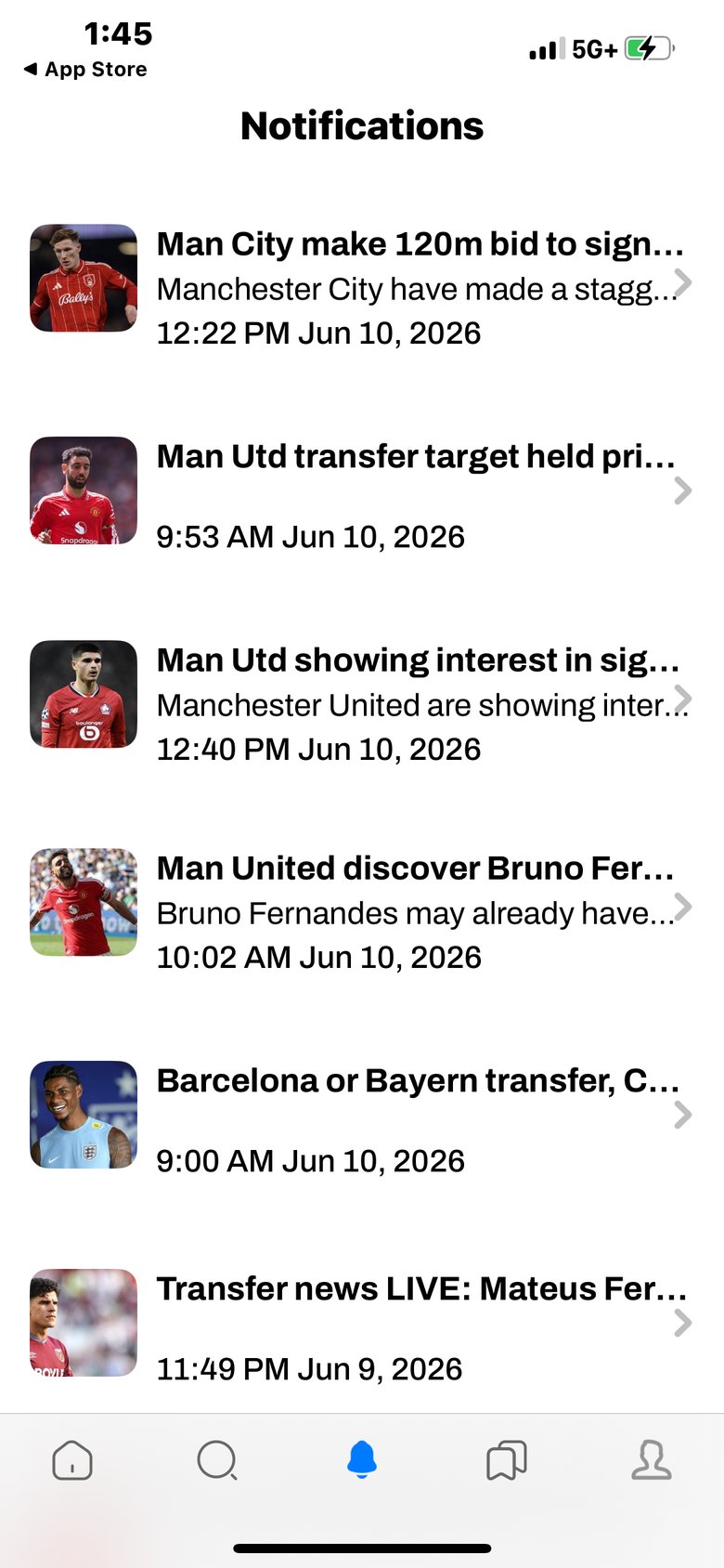 Unofficial Man United News screen 4