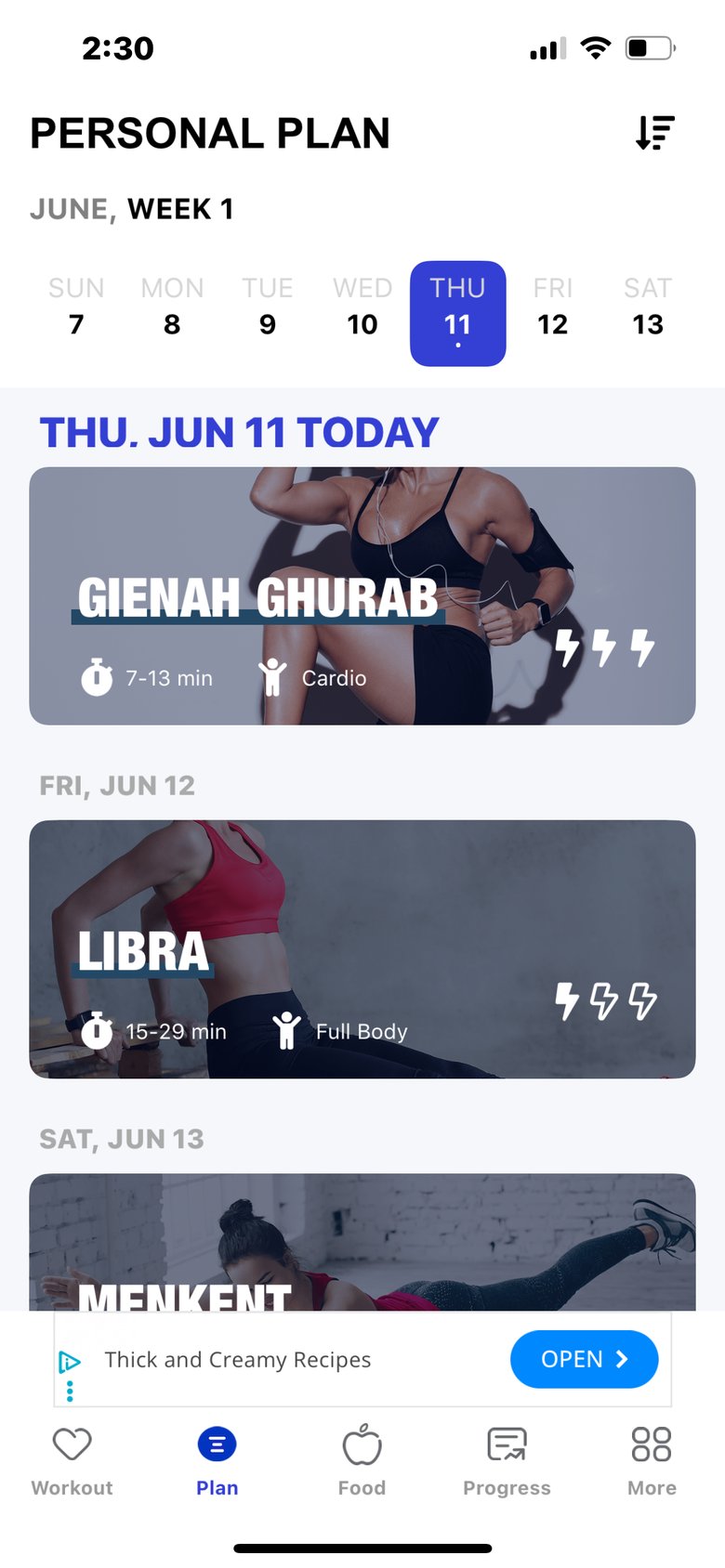 Weight Loss in 30 Days Fitness screen 3