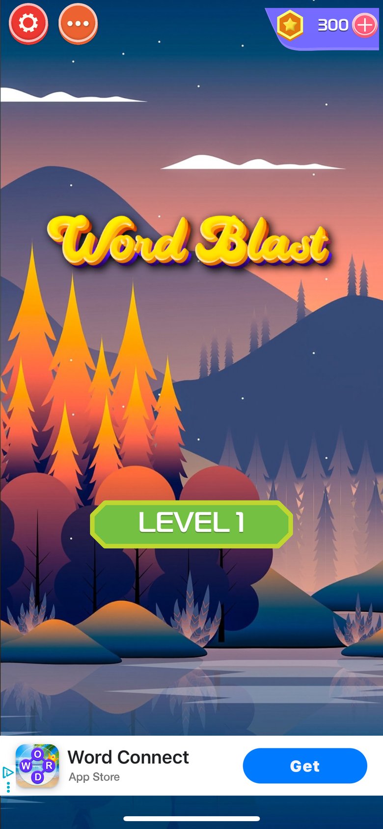 Word Burst Puzzle Game app screen