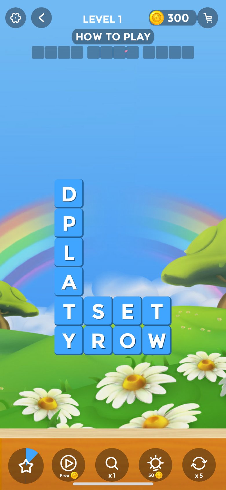 Word Stacks Letter Puzzle Game screen 2