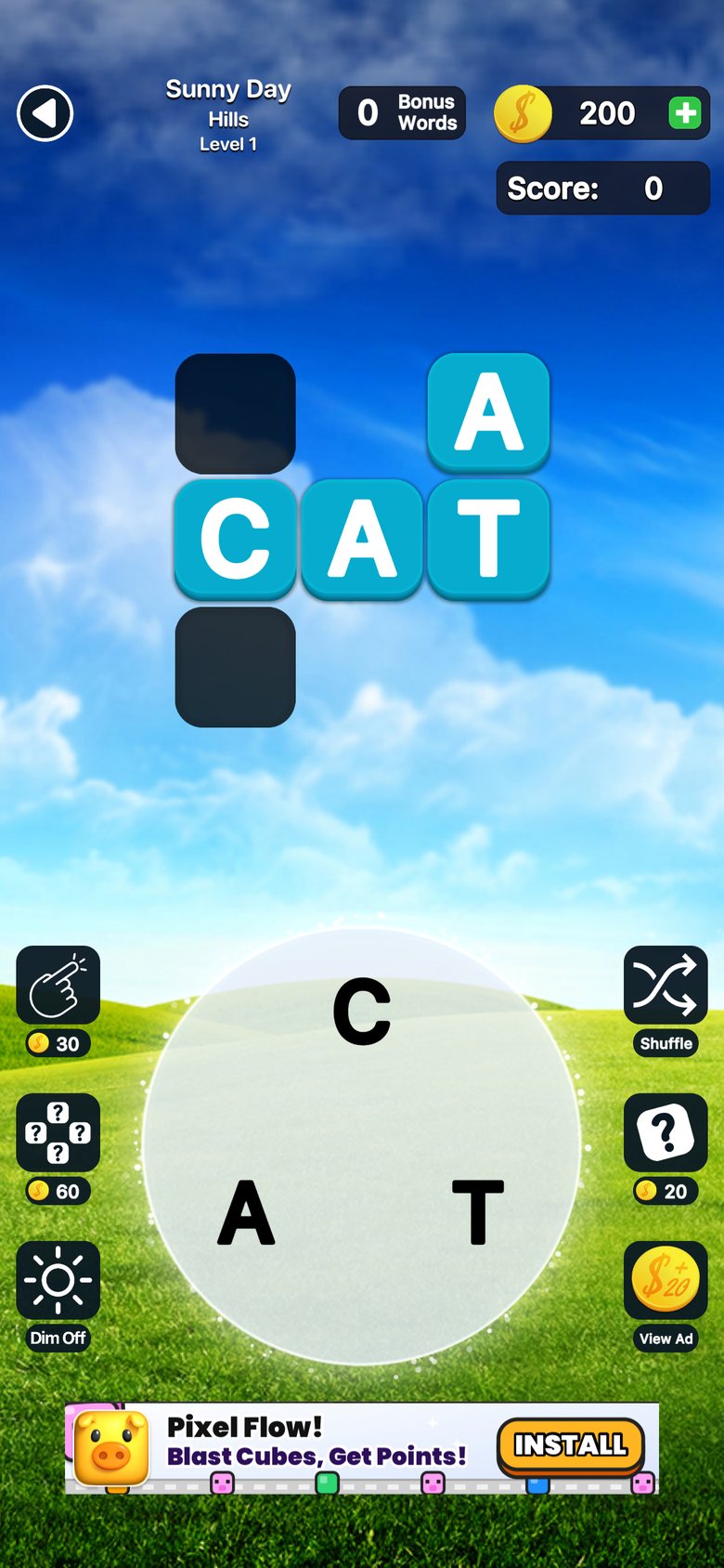 Word Swipe Collect: Anagrams screen 2