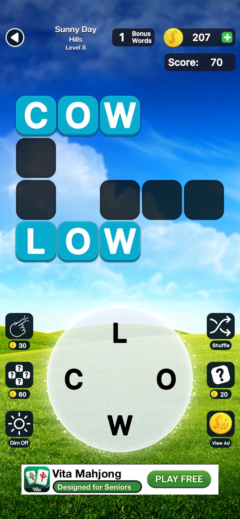 Word Swipe Connect World Quiz screen 2