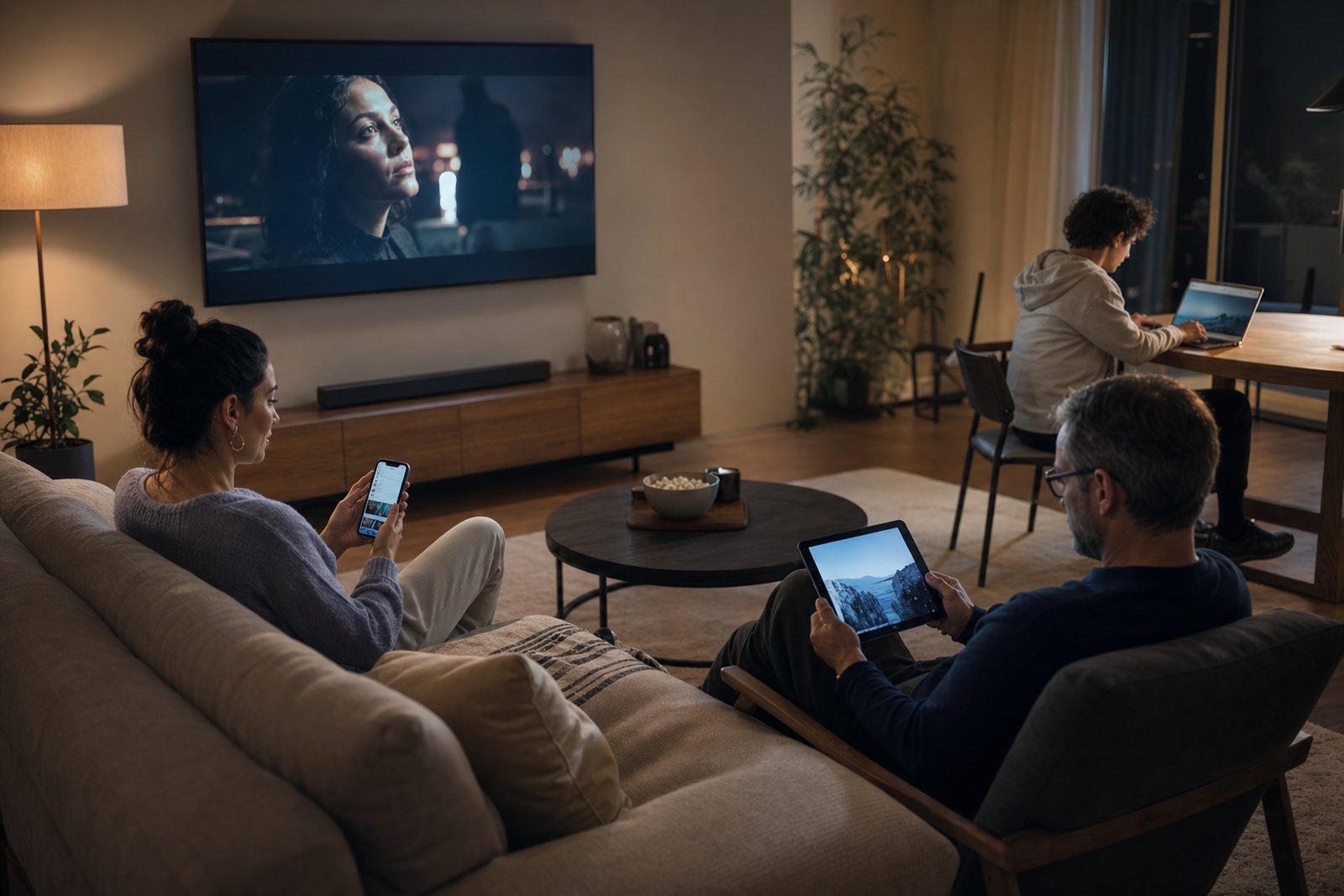 The household as the new individual: one home's TV, phones, laptop and tablet resolved across CTV and mobile by Loyal's household graph